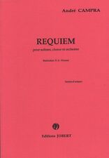 REQUIEM d' André CAMPRA partition conducteur orchestre 