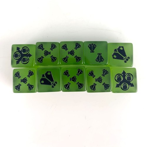 X10 dés nurgle plastique - x10,