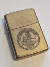Vintage Brass Zippo Lighter USS Theodore Roosevelt CVN-71 1988 US Navy