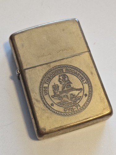 Vintage brass zippo - zippo, lighter