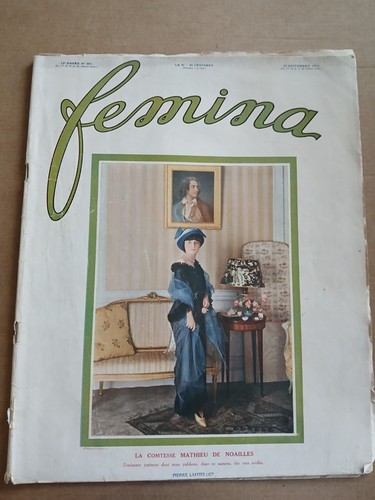 Revue femina septembre - 15,