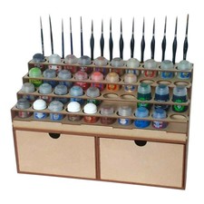 Rangement 40 Pots 2 Tiroirs Profonds Pour Peintures Citadel - Warhammer 40k GW