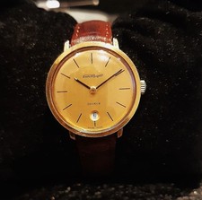 Montre "Emile Péquignet" Genève automatique plaquée or pour dames .