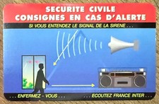SECURITE CIVILE CARTE SOUPLE TÉLÉCARTE SCHEDA CALLING PHONECARD CARTA CARS AUTO
