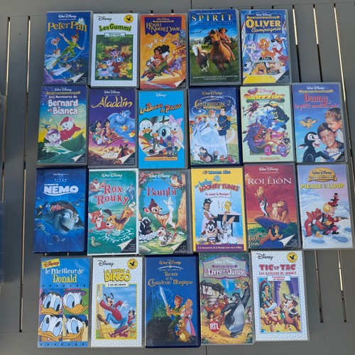 Lot cassettes vhs disney - lot,