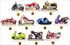 2008 PRIME CHEVEUX AU VENT MOTO KART SCOOTER QUAD F1 FEVE PORCELAINE 3D au choix