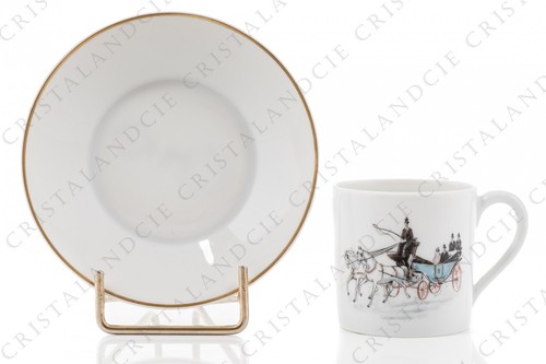 Tasse moka la - à, calèche
