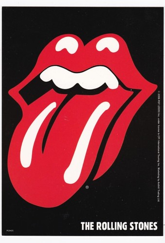 Rolling stones carte - carte, postale