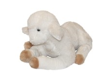 Peluche Range Pyjama Mouton agneau blanc  Boulgom 45 cm
