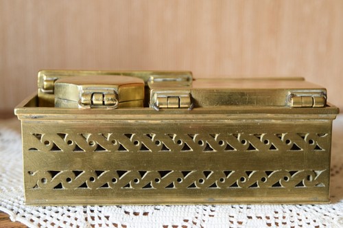 Coffret bronze comprenant 4 - coffret,