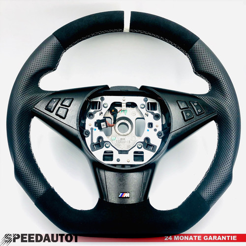 Volant alcantara aplatit pour - alcantara,