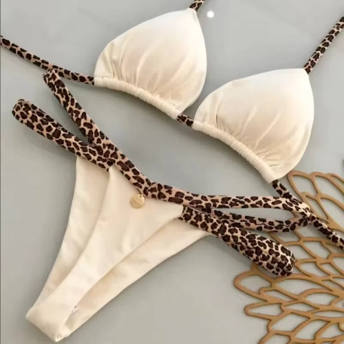 Bikini léopard femme - bikini,
