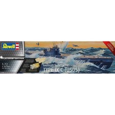 Maquette Revell Platinum Edition 1/72 U-505 Type Ix C : Sous-marin Wwii Ultra-dé
