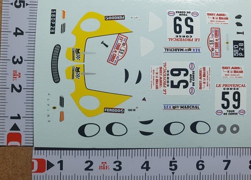 Decals alpine renault - 1/43,