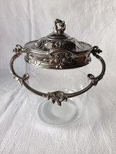 SEAU A BISCUITS EN VERRE ET