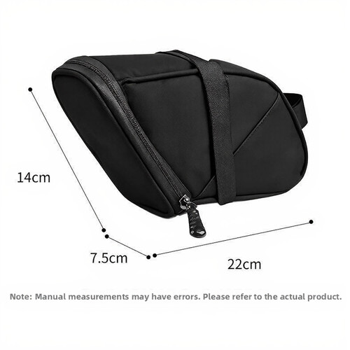 Sacoche arrière cuir vélo - arrière,