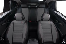 Compléter Housses de Siège Couverture Voiture Gris Tissu