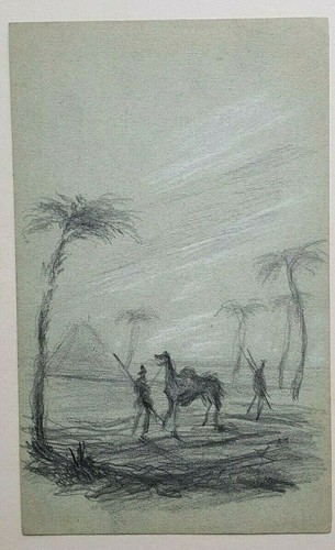 Dessin orientaliste 19e - orientaliste,