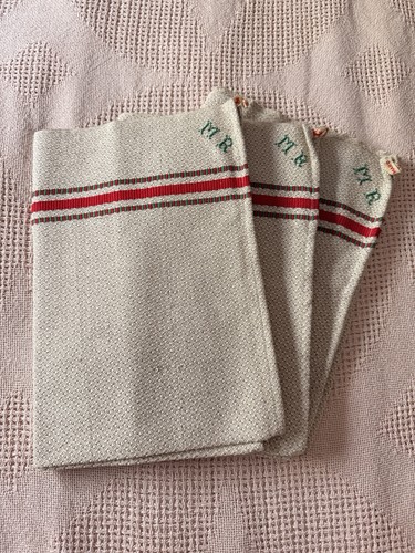 Lot torchons ancien - 3,