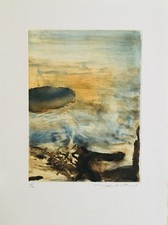 ZAO WOU KI - "Beauregard" - 1980 - Eau-forte originale signée - (I)