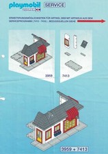 Playmobil notice de montage 3959/7413 maison SystemX