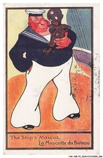 CAR-AEBP2-0055-ILLUSTRATEUR - W-RIGHT - THE SHIP'S MASCOT - LA MASCOTTE DU BAT