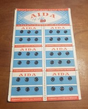 Plaque De Boutons Ancienne -