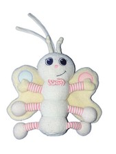 Peluche doudou Elephant bleu Luminou 20 cm Jemini