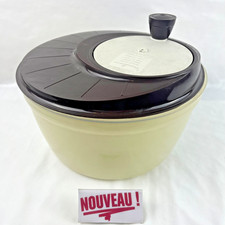 ➜SUBLIME ESSOREUSE/ESSORETTE à salade MOULINEX marron vintage ∅26 cm