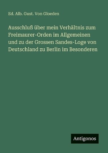 Ausschlu ber mein verhltnis - ausschlu,
