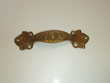Poignée de Tiroir / Meuble Vintage en Laiton Massif - Style Art Nouveau / Classi