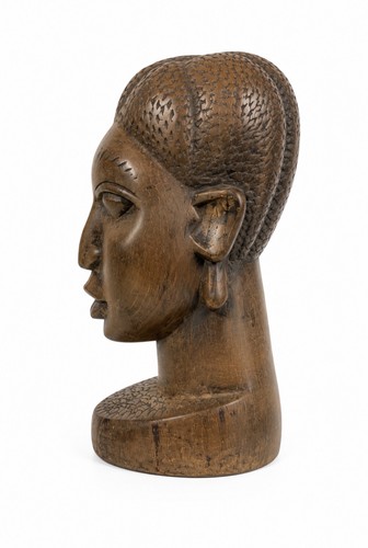 Buste femme africaine bois - africaine,