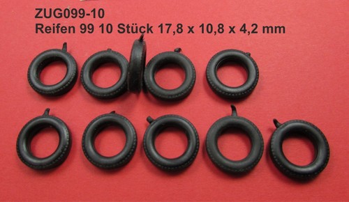 Pneus pièces 8 x - 10, 17,8