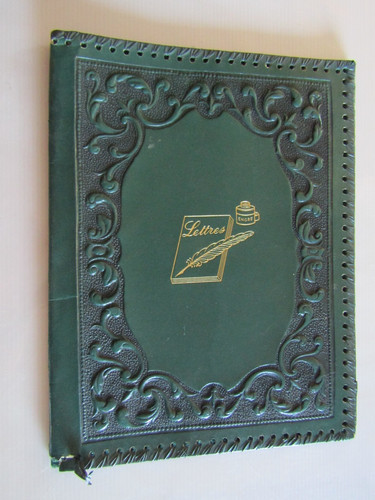 Protège livre ancien - , cuir