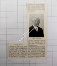 1928 Avis de décès de M. John Dal Piaz Président de la Cie Gle Transatlantique