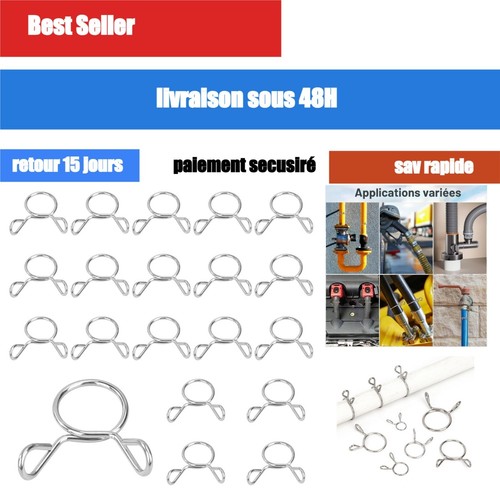 20x collier serrage ressort - 20x,