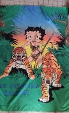 Superbe Tenture Betty Boop "The Jungle Queen" Port Offert