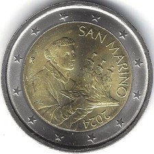 1x 2euro Saint-Marin 2024 "nouveau visuel" Les trois tours (neuve)