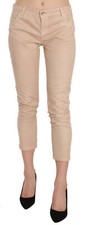 Pantalon Capri Skinny Beige