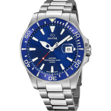 Jaguar Swiss Made Executive Diver J860/C Montre Bracelet pour Hommes Bleu