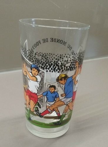 Verre coupe monde foot - verre, de