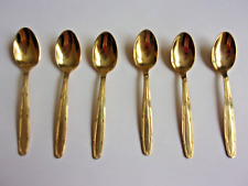 6 PETITES CUILLERES A MOKA EN