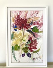 Tableau abstrait à l’ huile