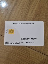 Télécarte Cinq Carte De Visite