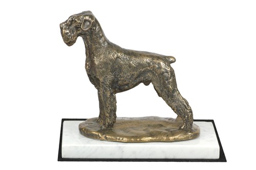 Schnauzer statue figurine - schnauzer,