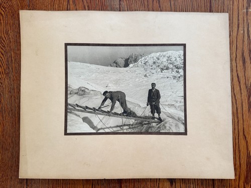 Photographie alpinisme époque - alpinisme,