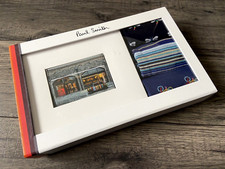 Paul Smith Cuir Porte-Cartes & 3 Paquet Chaussettes Boîte Cadeau Set en Italie