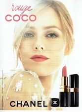 Publicité Advertising 089  2010  Chanel rouge lèvres Rouge Coco  Vanessa Paradis