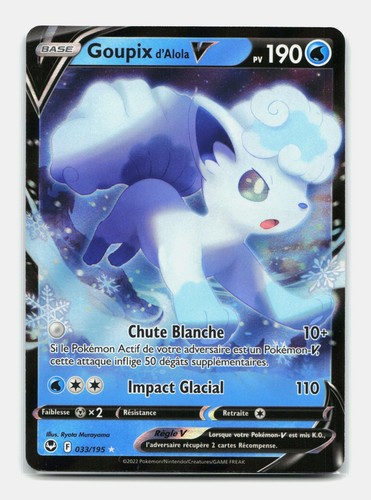 Carte pokémon goupix alola - carte, d'alola