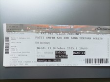 BILLET CONCERT UTILISE "PATTI